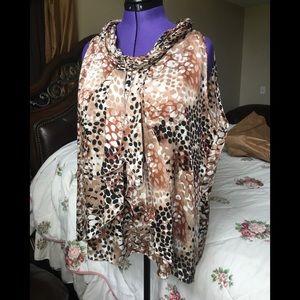 Cato Woman Size 22/24 animal print sleeveless
